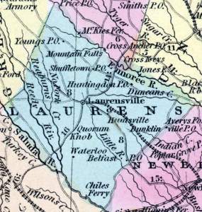 Laurens District, South Carolina, 1857