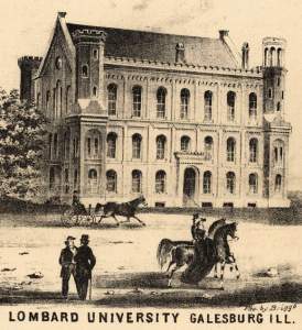 Lombard University, Galesburg, Illinois, 1861