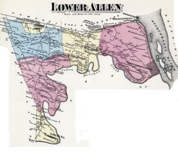 Lower Allen Township, Cumberland County, Pennsylvania, 1872, zoomable image