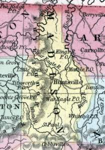 Madison County, Arkansas, 1857