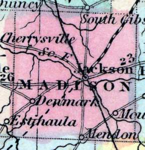 Madison County, Tennessee, 1857