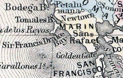 Marin County, California, 1860