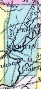 Martin County, Indiana, 1857