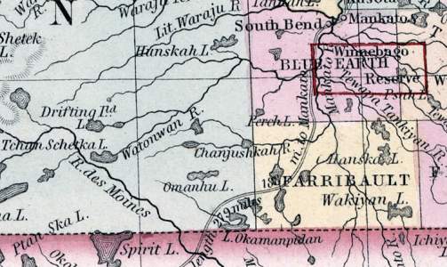 Martin County, Minnesota Territory, 1857