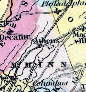 McMinn County, Tennessee, 1857
