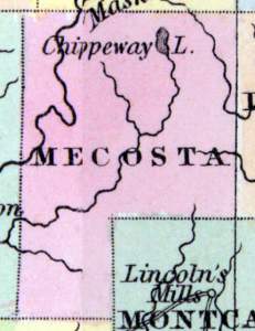 Mecosta County, Michigan, 1857