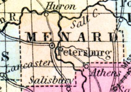 Menard County, Illinois, 1857