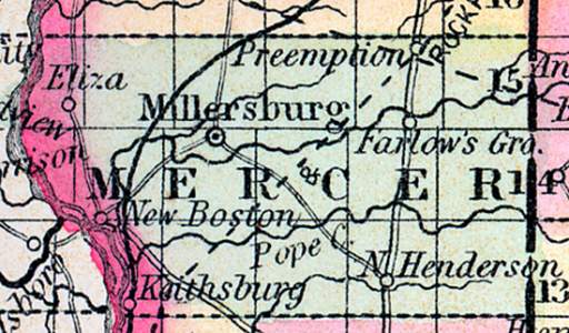 Mercer County, Illinois, 1857
