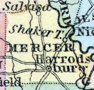 Mercer County, Kentucky, 1857