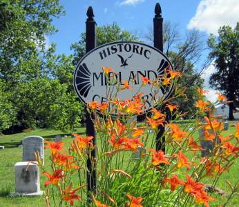 Midland Cemetery, Steelton, Pennsylvania, June 2010, photograph