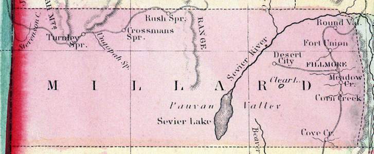 Millard County, Utah Territory, 1865