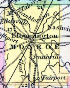 Monroe County, Indiana, 1857