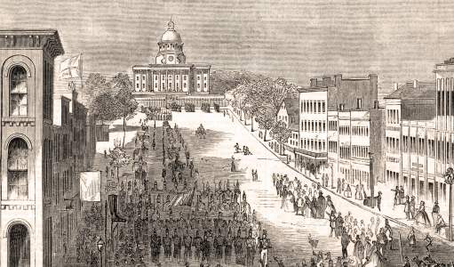State Capitol, Montgomery, Alabama, February 1861, artist's impression