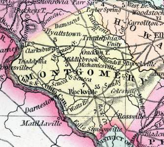 Montgomery County, Maryland, 1857