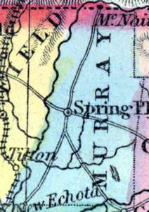 Murray County, Georgia, 1857