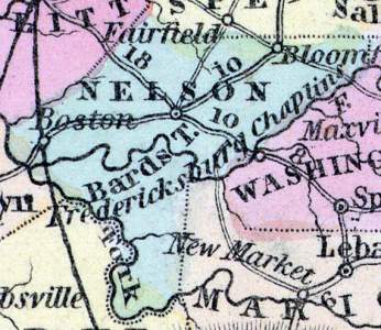 Nelson County, Kentucky, 1857