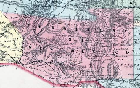 New Mexico Territory, 1857, zoomable map