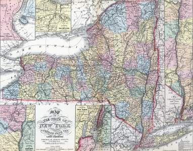 New York, 1857, zoomable map