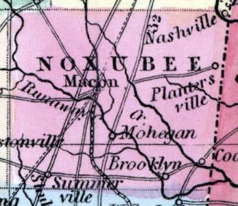 Noxubee County, Mississippi, 1857