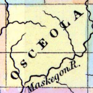 Osceola County, Michigan, 1857