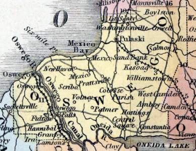 Oswego County, New York, 1857