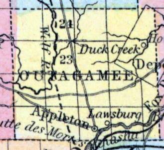 Outagamie County, Wisconsin, 1857