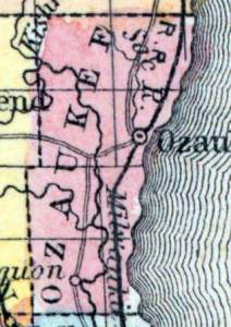 Ozaukee County, Wisconsin, 1857