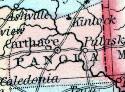 Panola County, Texas, 1857