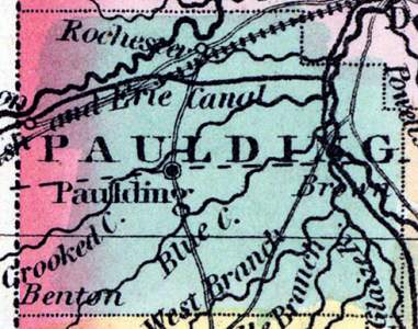 Paulding County, Ohio, 1857