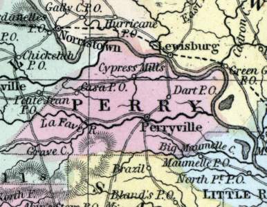 Perry County, Arkansas, 1857