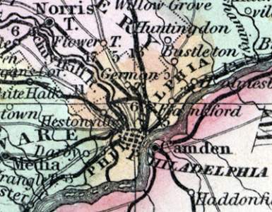 Philadelphia County, Pennsylvania, 1857