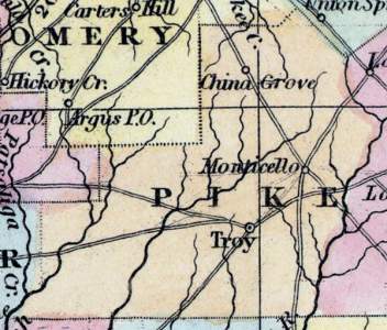 Pike County, Alabama, 1857