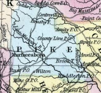 Pike County, Arkansas, 1857