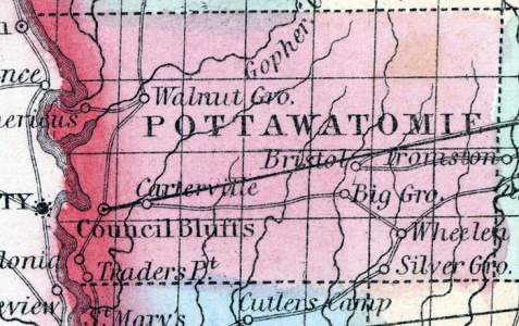 Pottawatamie County, Iowa, 1857