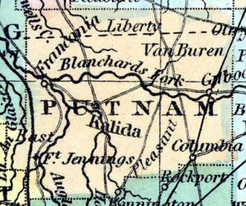 Putnam County, Ohio, 1857