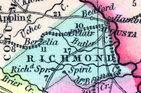 Richmond County, Georgia, 1857