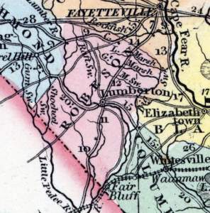 Robeson County, North Carolina, 1857