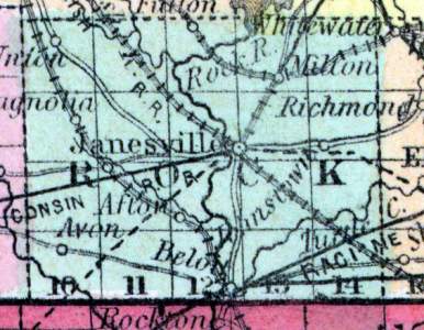 Rock County, Wisconsin, 1857