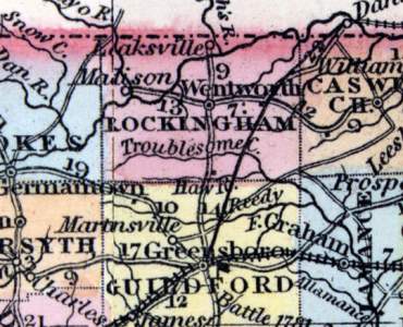 Rockingham County, North Carolina, 1857
