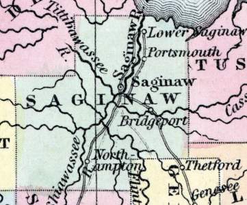 Saginaw County, Michigan, 1857