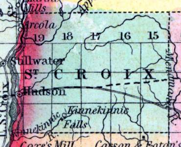 Saint Croix County, Wisconsin, 1857