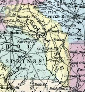 Saline County, Arkansas, 1857