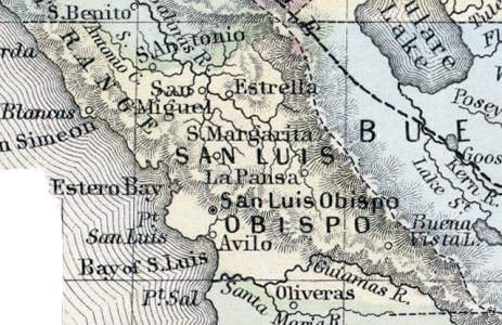 San Luis Obispo County, California, 1860