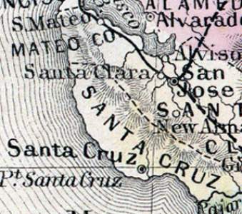Santa Cruz County, California, 1860