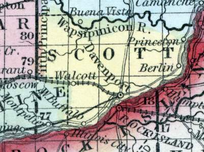 Scott County, Iowa, 1857