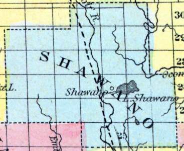Shawano County, Wisconsin, 1857