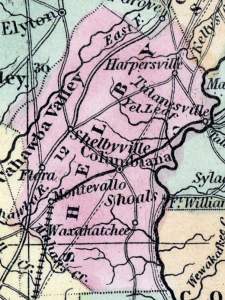 Shelby County, Alabama, 1857
