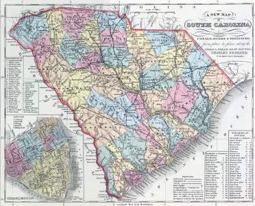 South Carolina, 1857, zoomable map