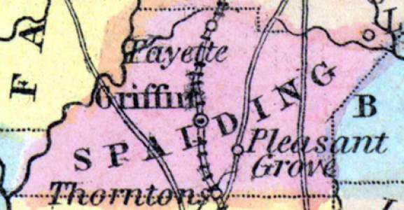 Spalding County, Georgia, 1857