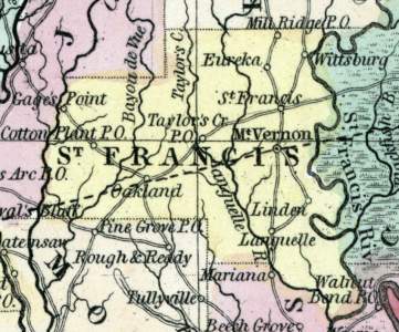 St. Francis County, Arkansas, 1857